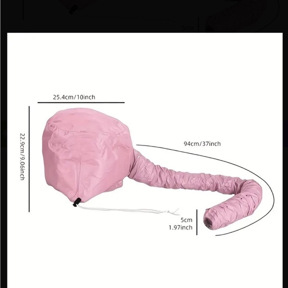 Adjustable Hair Dryer Bonnet for Hair Styling, Color, and Conditioning New/ Pink - Picture 7 of 7